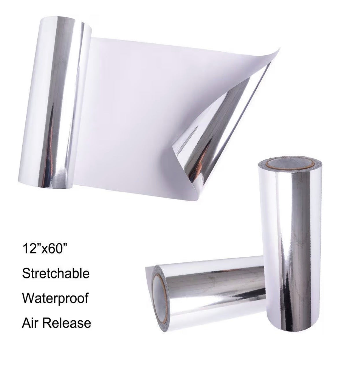 (FOR WHOLE ROLL) CHROME FORK WRAP